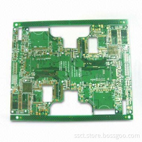 HDI Multilayer PCB with 0.12/0.12mm Minimum Thickness and 0.25mm PTH